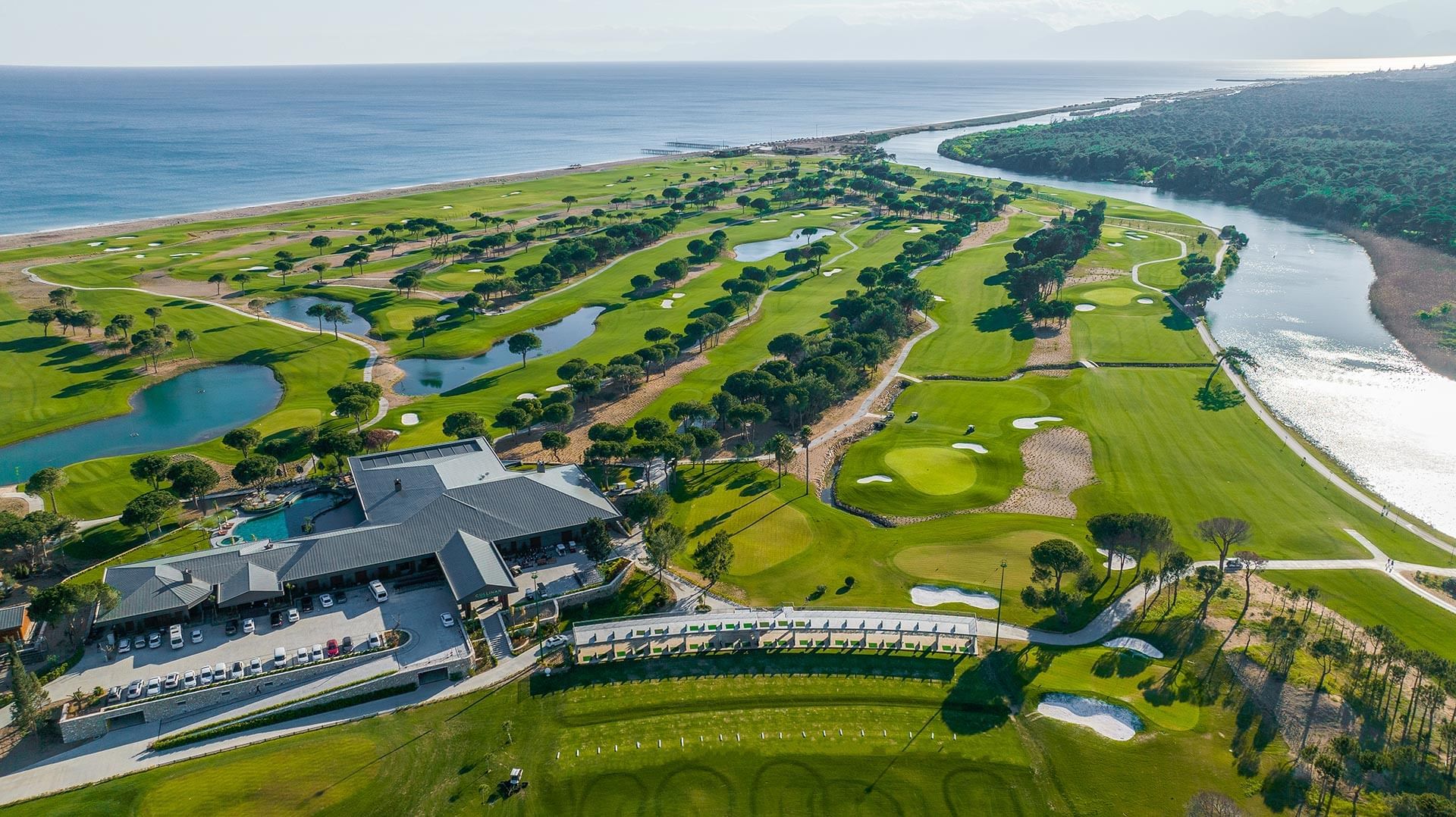 Belek golf course and Mediterranean coast