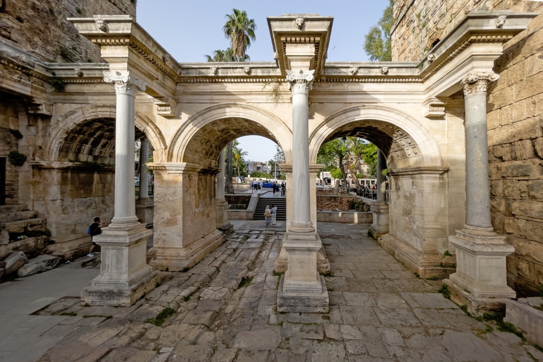 Historic Antalya Old Town architecture