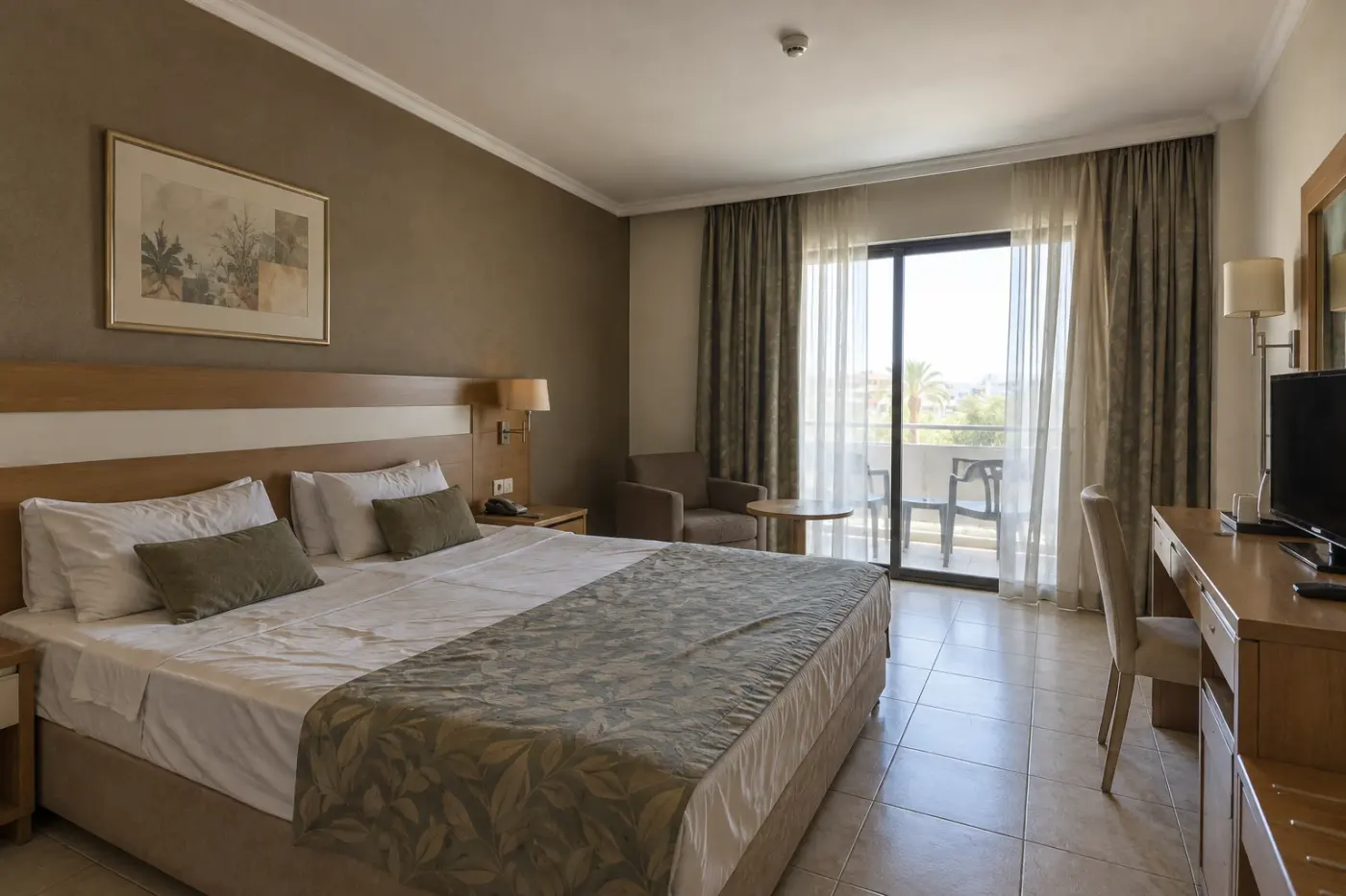 Side Hotel double room with balcony
